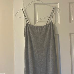 Reformation soft lounge dress in grey